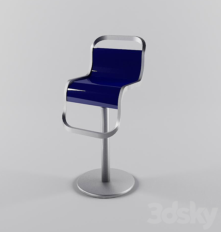 Bar stool Chair 3D model