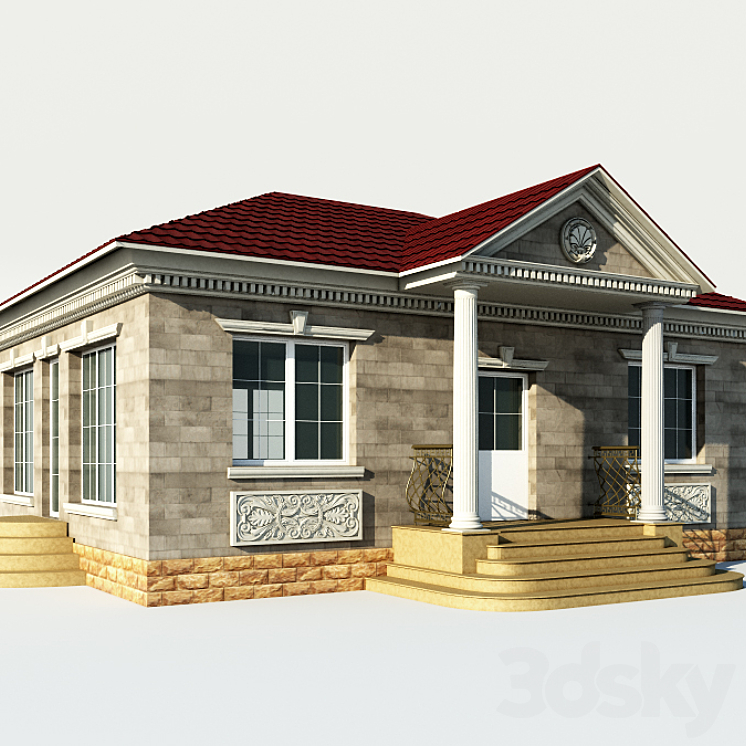 Dom3 Template Dom3 - Building - 3D model