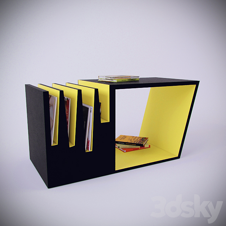 Coffee table 3DS Max - thumbnail 1
