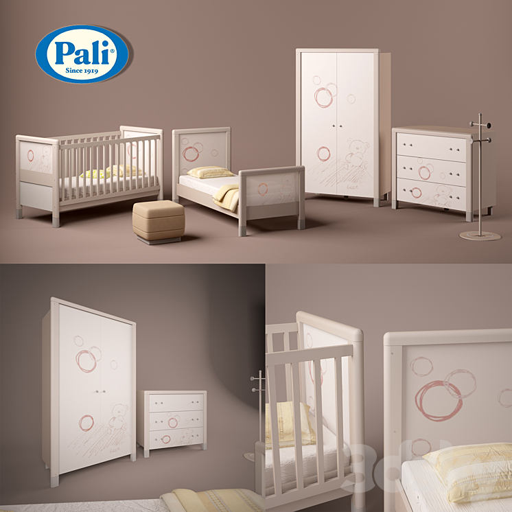 Pali Pali Krio Nocciola Full furniture set 3D model