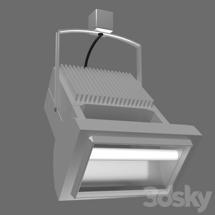 Lamp technology Street lighting 3D model