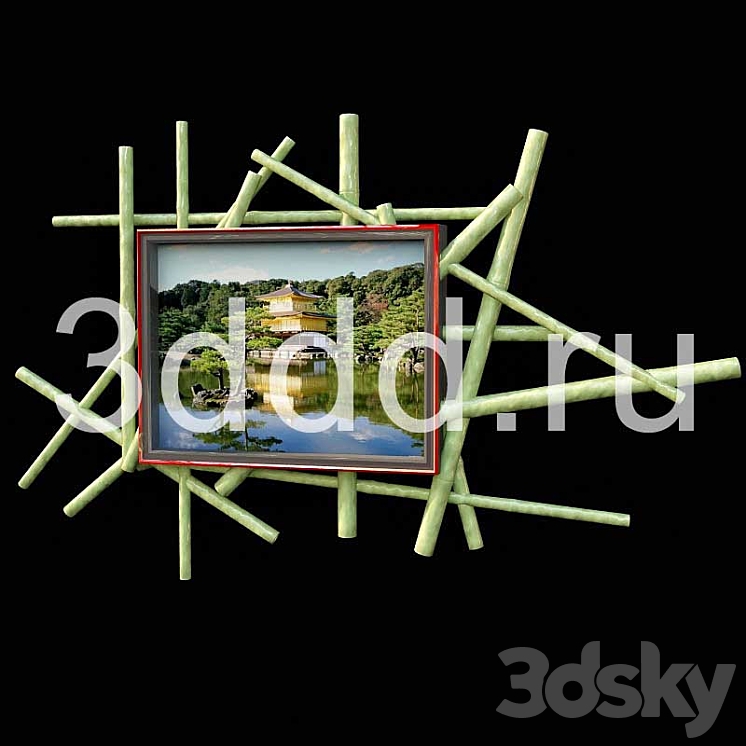 3DDD FRAMES（model:51833__Vray）