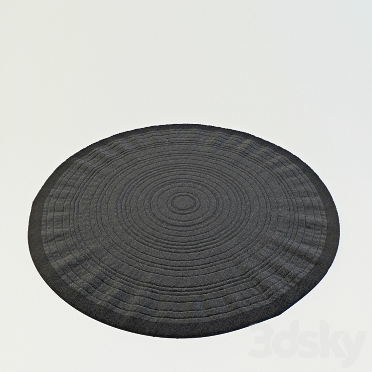 Set of round rugs 3DS Max - thumbnail 2