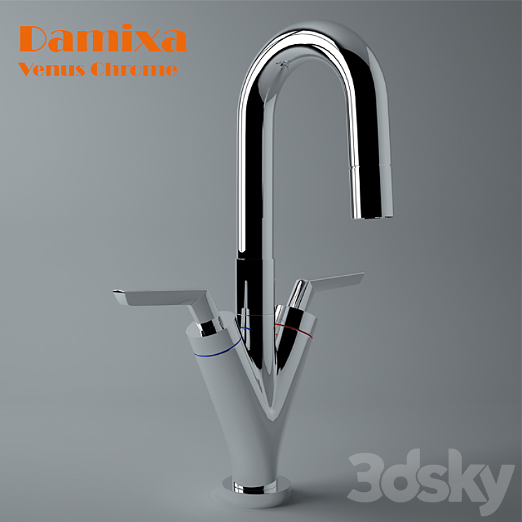 Damixa Venus Chrome - Faucet - 3D model