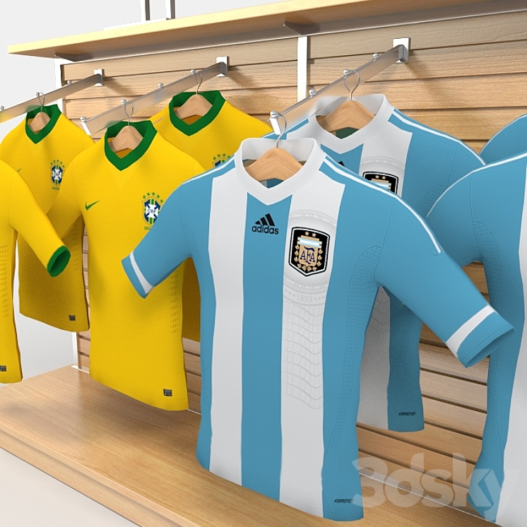sport - shop brasil - argentina 3D Model