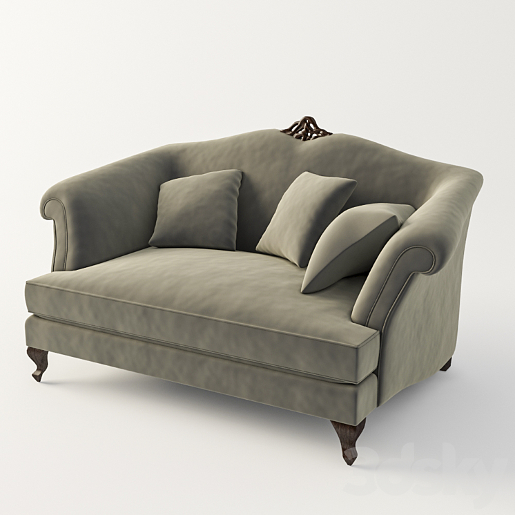 2x seater sofa Christopher Guy_60-0202 3DS Max - thumbnail 1