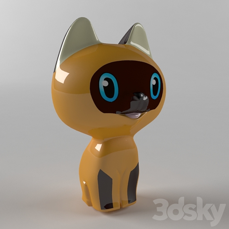 Toy Kitten Woof 3DS Max - thumbnail 1