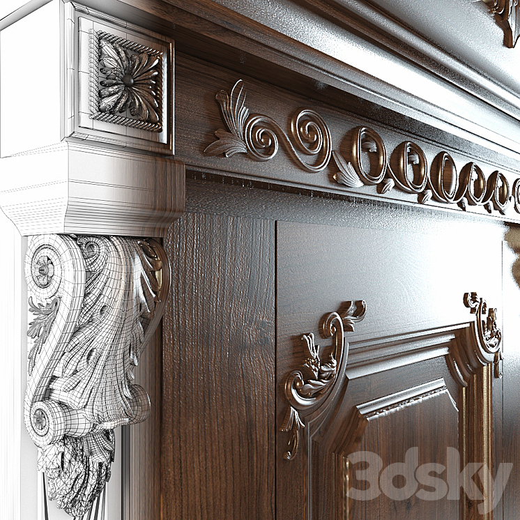 Door Napoli 3D Model