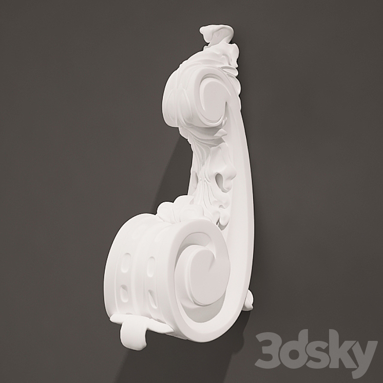 Holder Antique Style 4178 3DS Max - thumbnail 1