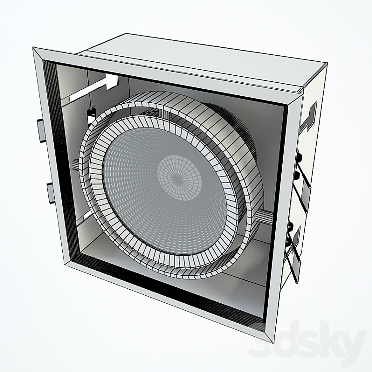PTO LED lamp DLC 3D Model