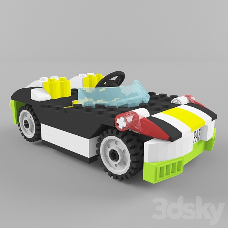 Lego Car Sunset Speeder 3DS Max - thumbnail 1