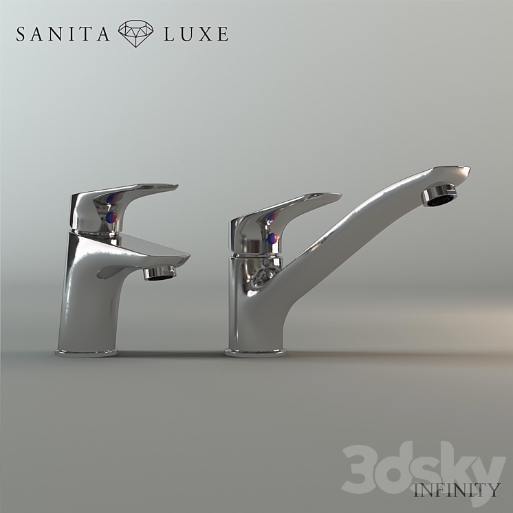 Faucets Sanita Luxe - Infinity - Faucet - 3D model
