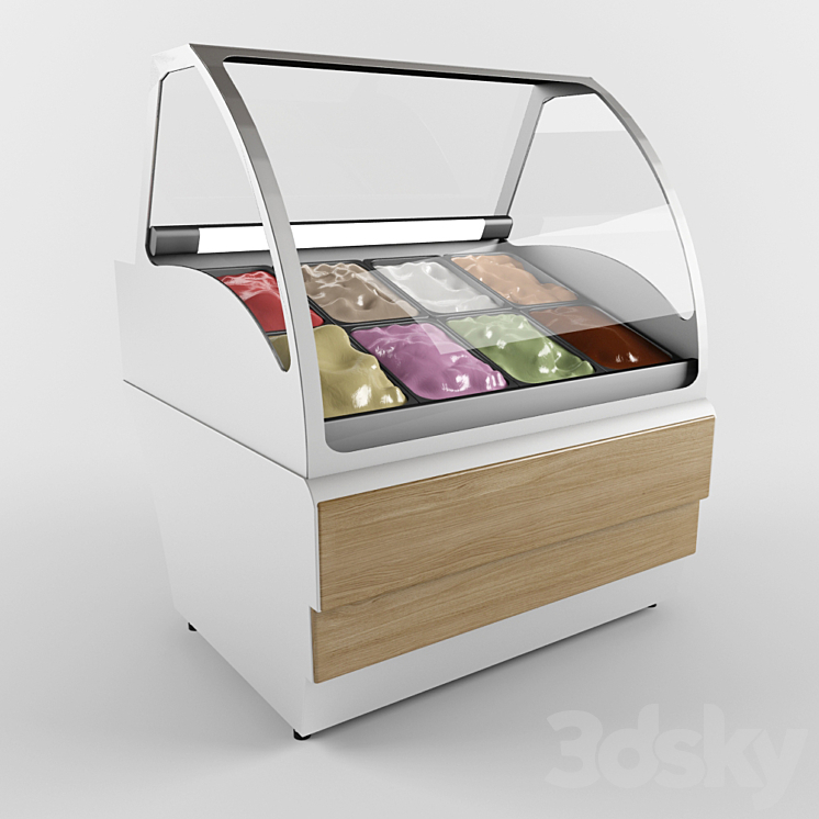Showcase for ice cream 3DS Max - thumbnail 1