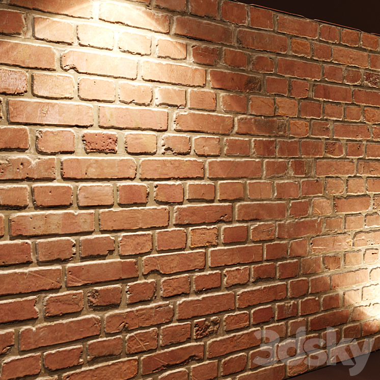 Brick wall 3DS Max - thumbnail 2