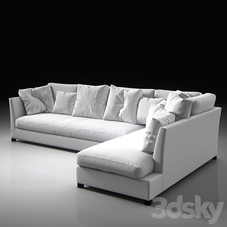 modular sofa VICTOR 3D Model