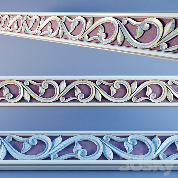 Ornament Number 2 3DS Max - thumbnail 1
