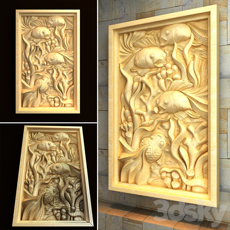 Underwater Relief 02 3DS Max - thumbnail 1