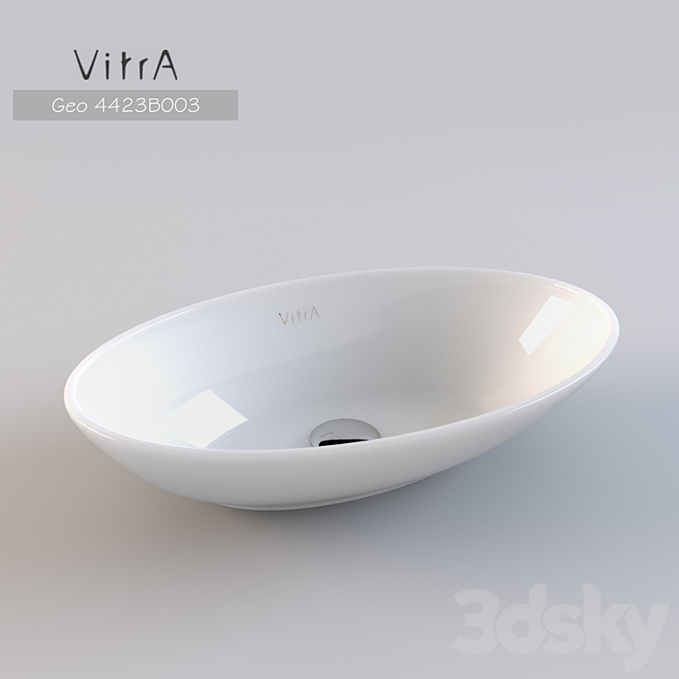 Sink VitrA Geo 4423B003 (60 cm) 3DS Max - thumbnail 1