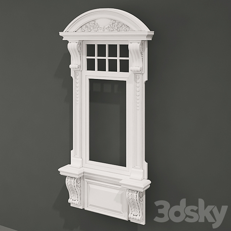 Window assembly type 2 3DS Max - thumbnail 1