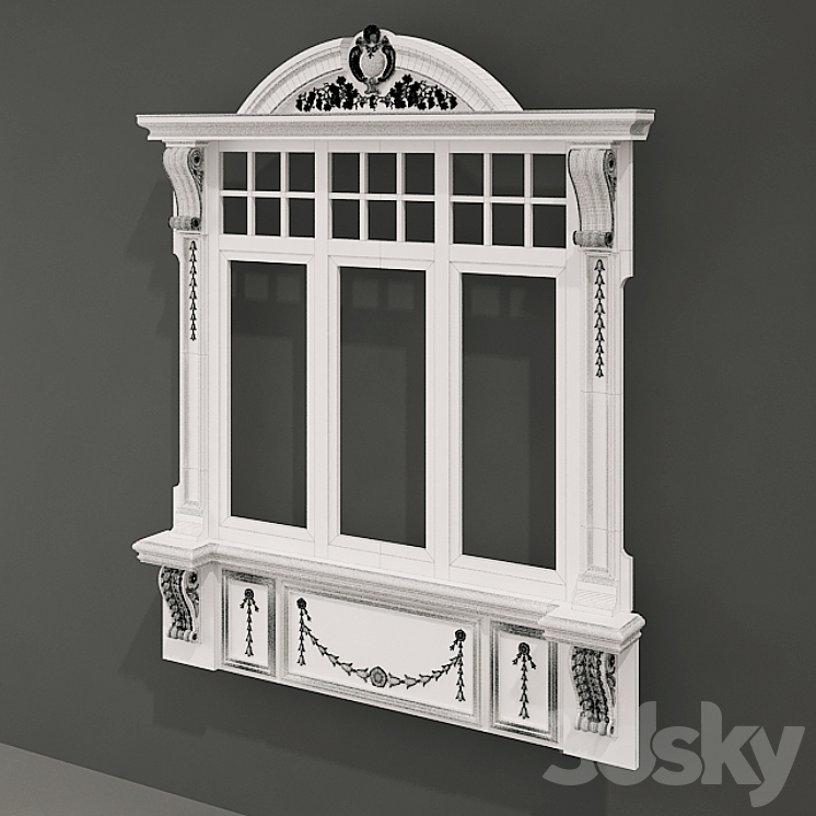 Window assembly type 3 3D Model