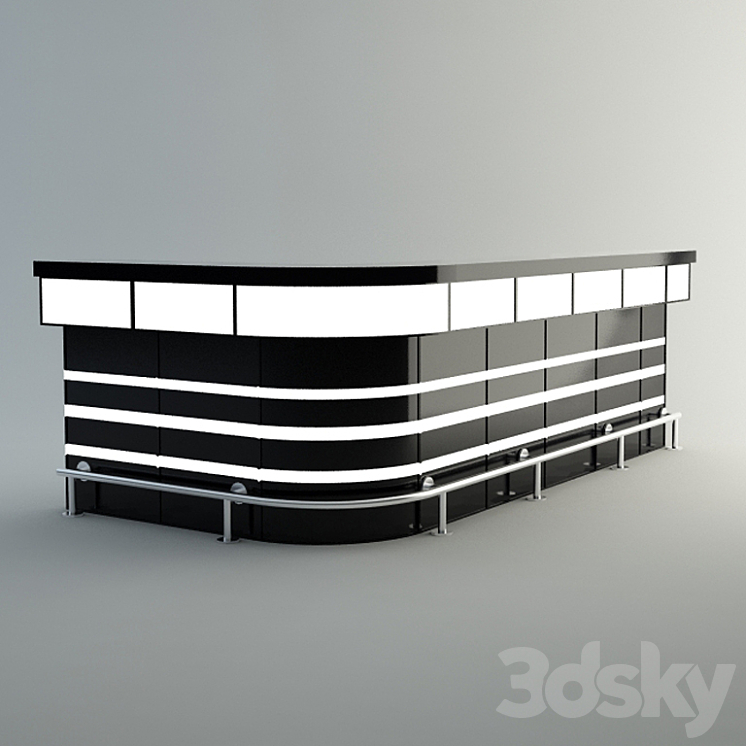 Bar counter 3D Model