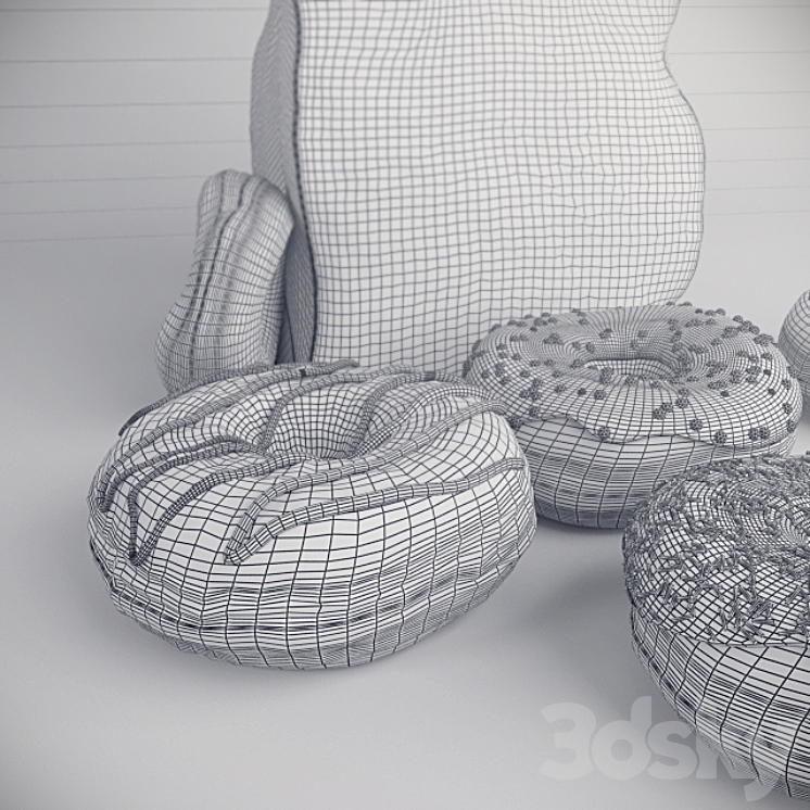 Donuts 3D Model