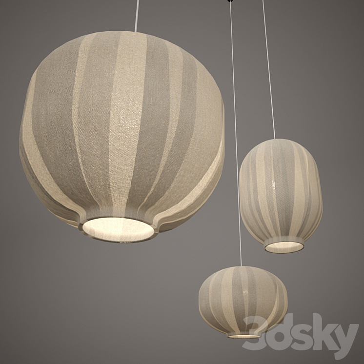 Nuno by Nendo for Vibia 3D Model