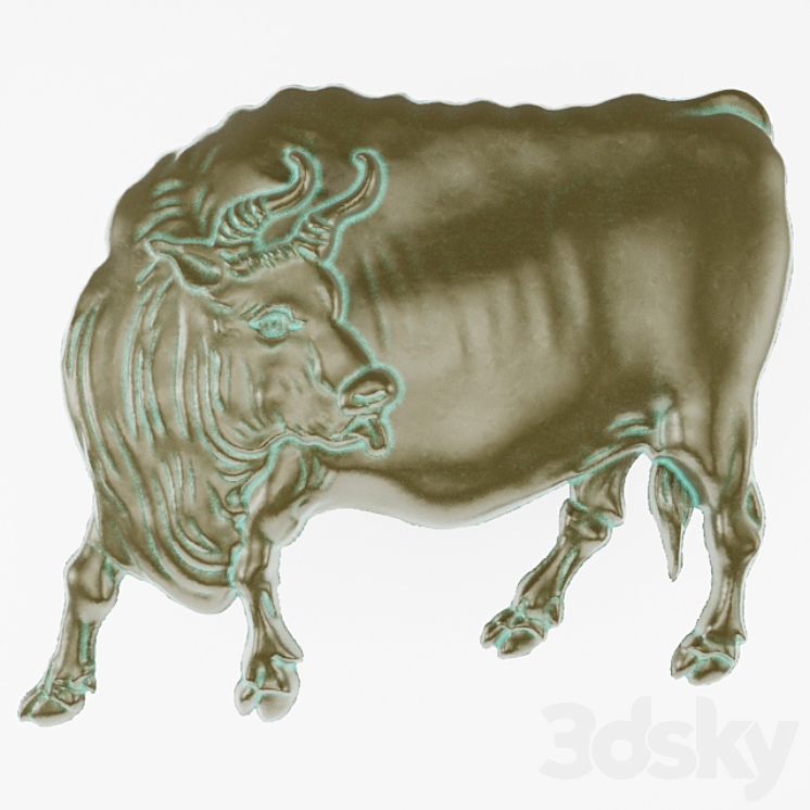 Cow（model:121644__Vray）