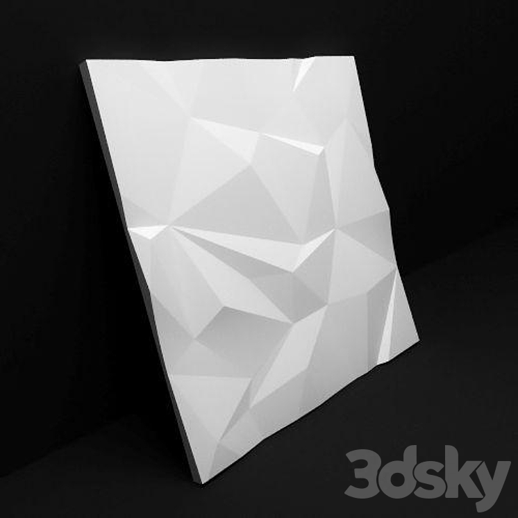 3D panel "Frost" 3D Model