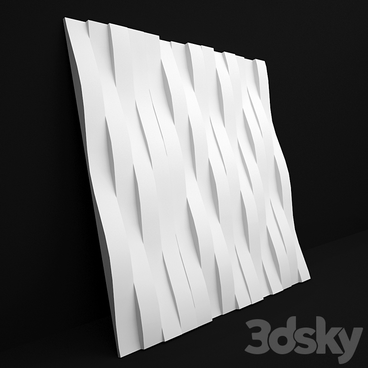 3D panel "Storm" 3D Model