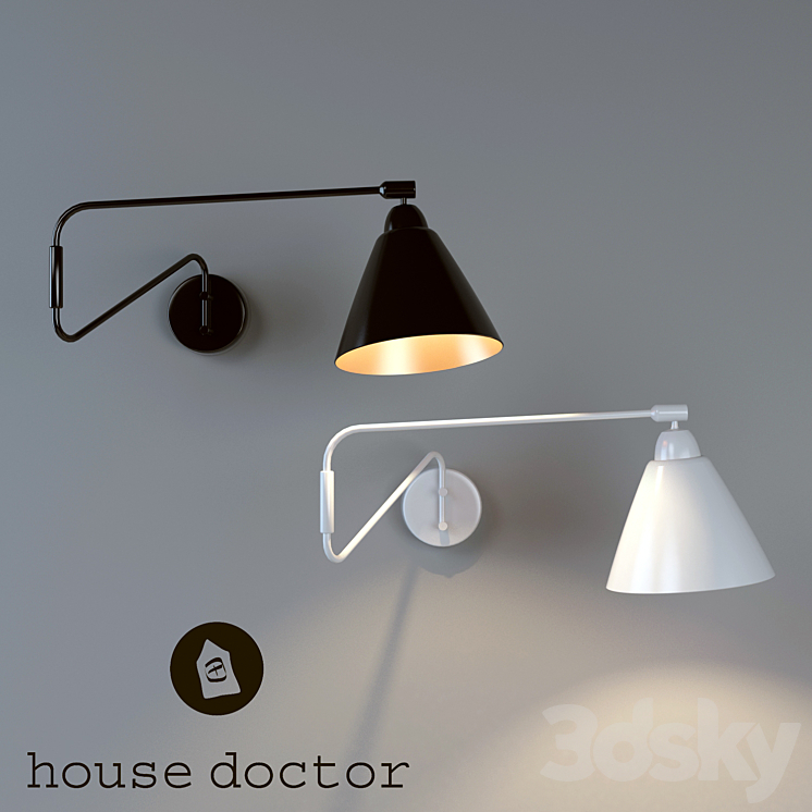Sconce House Doctor 3DS Max - thumbnail 1