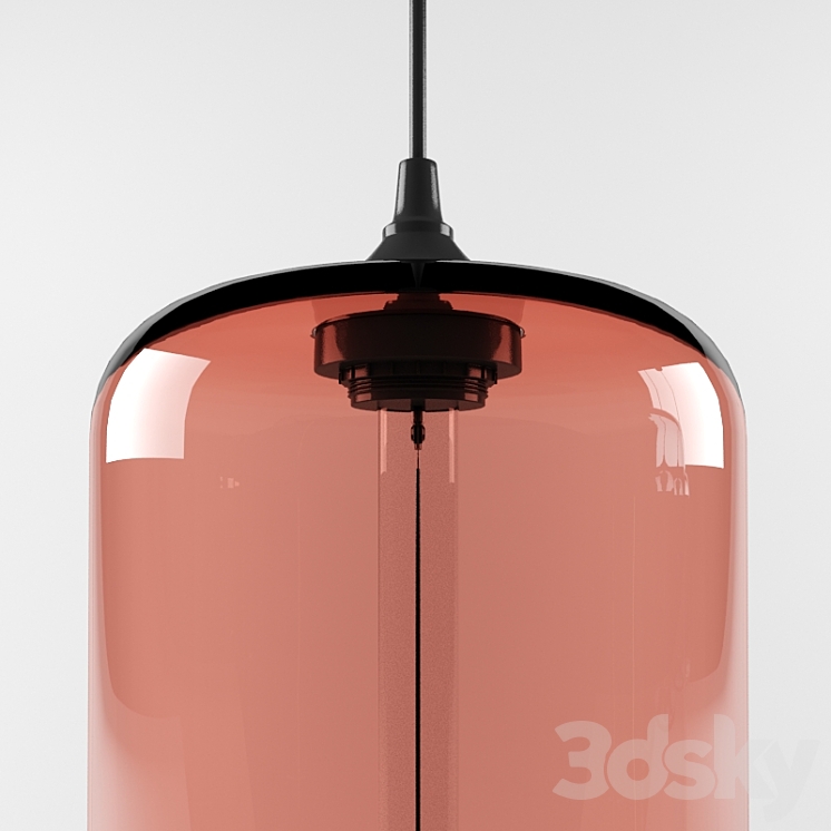 Niche pod modern pendant light 3D Model