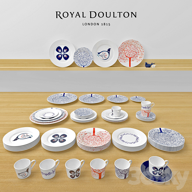 Cookware Set Royal Doulton 3DS Max - thumbnail 2