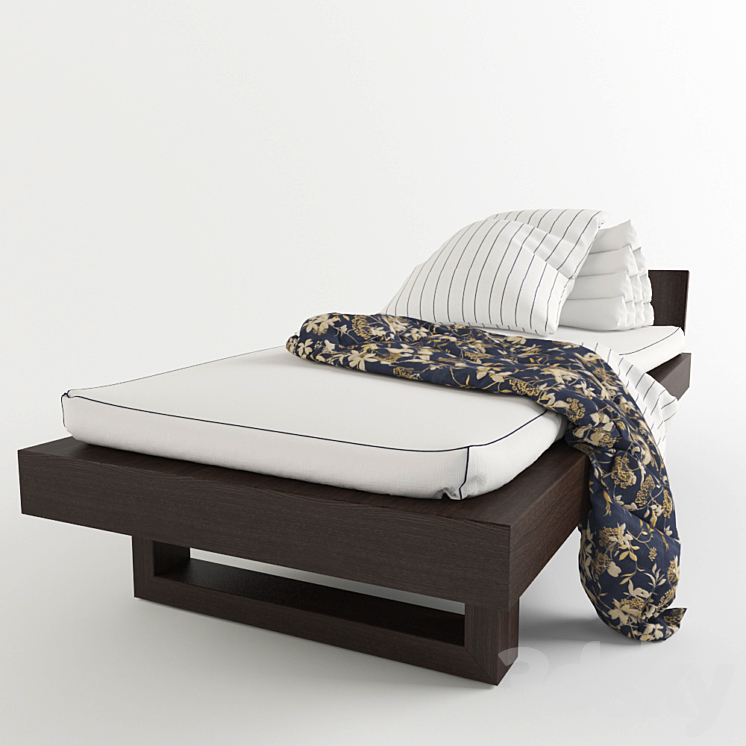 bed – couch 3DS Max - thumbnail 2