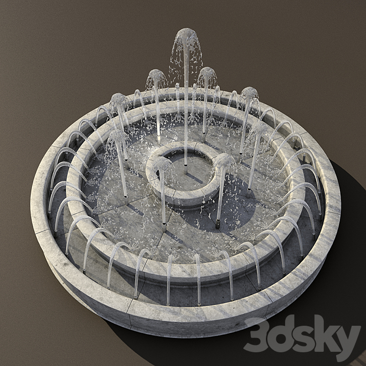 Fountain 3D Model