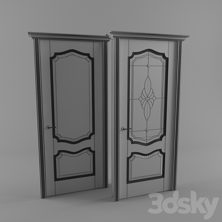 Belarusian doors Premiere 3D Model
