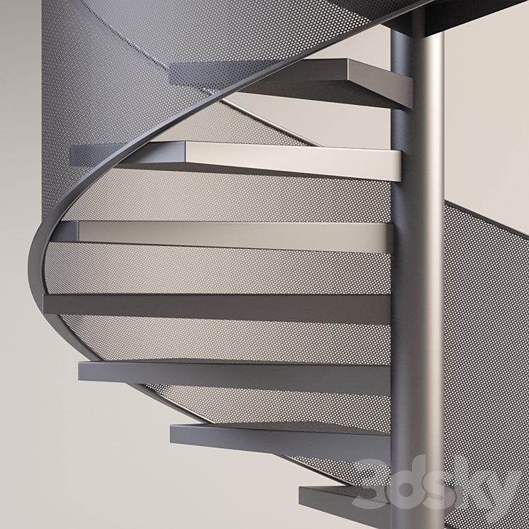 Spiral staircase 3D Model