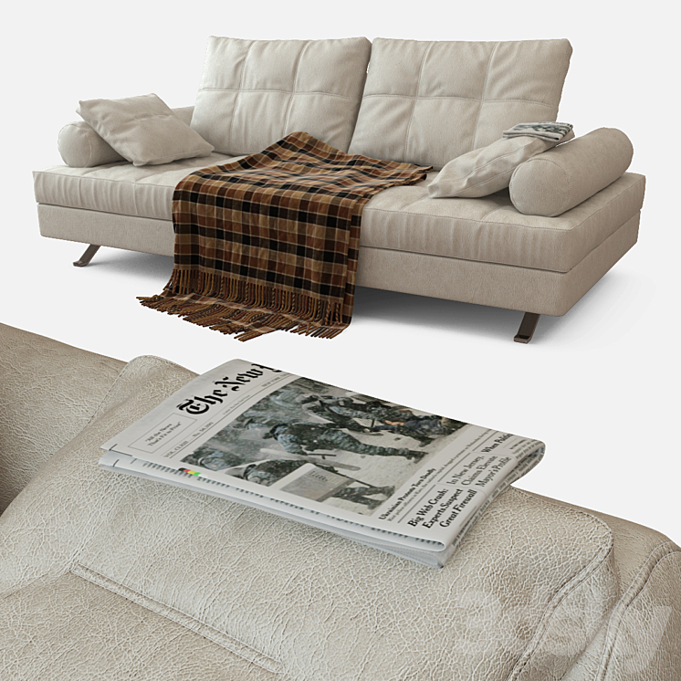 Sofa Madison from Relotti m01-3 3DS Max - thumbnail 1