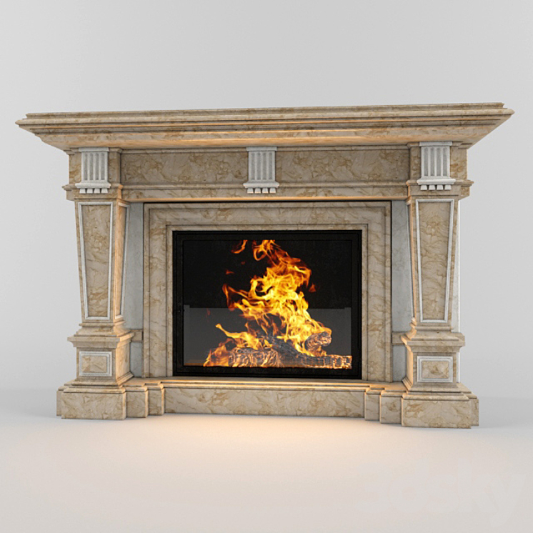 Fireplace 3D Model