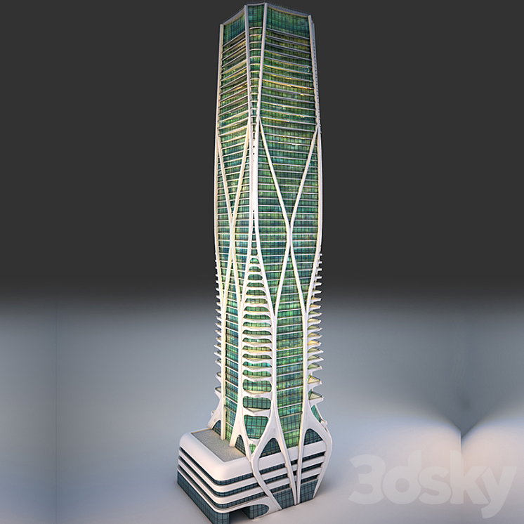 Layout of the building 3D Model