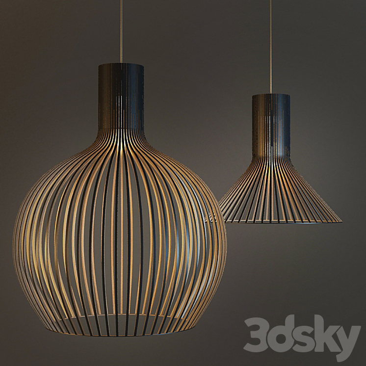 Secto Design lamps 3DS Max - thumbnail 1