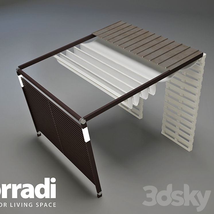 Pergola Corradi Move 3D Model