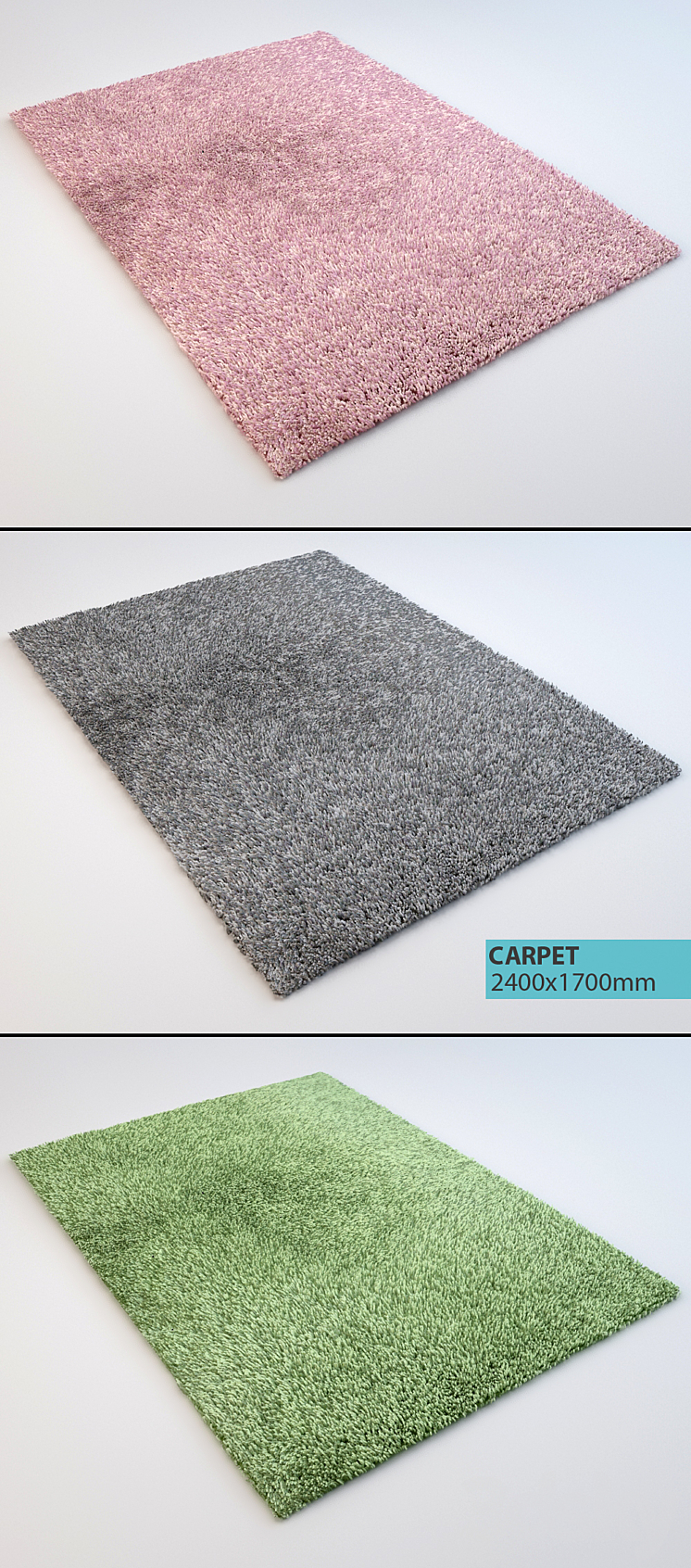 carpet with a short nap 3DS Max - thumbnail 1