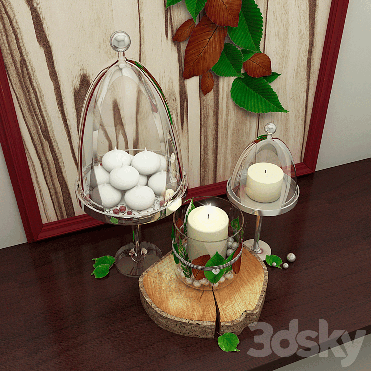 Decorative set 3DS Max - thumbnail 2
