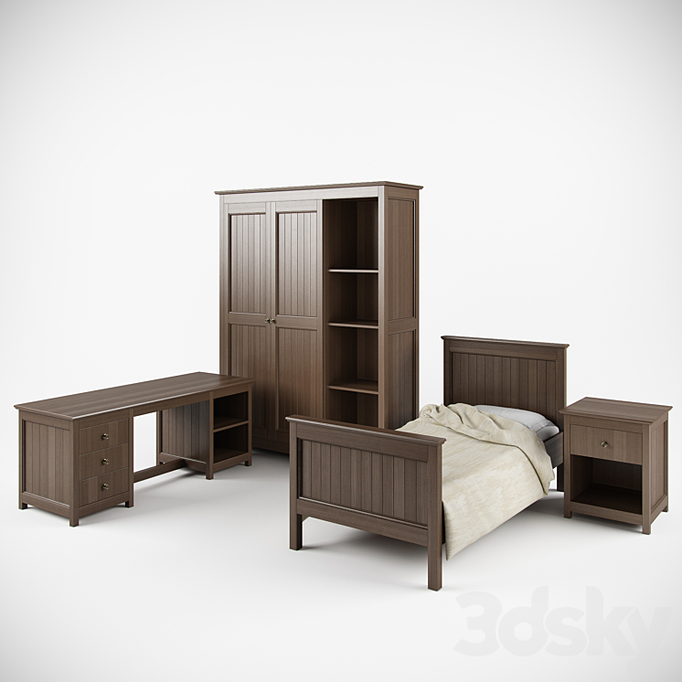 Children's furniture for a boy "Champion" 3DS Max - thumbnail 1