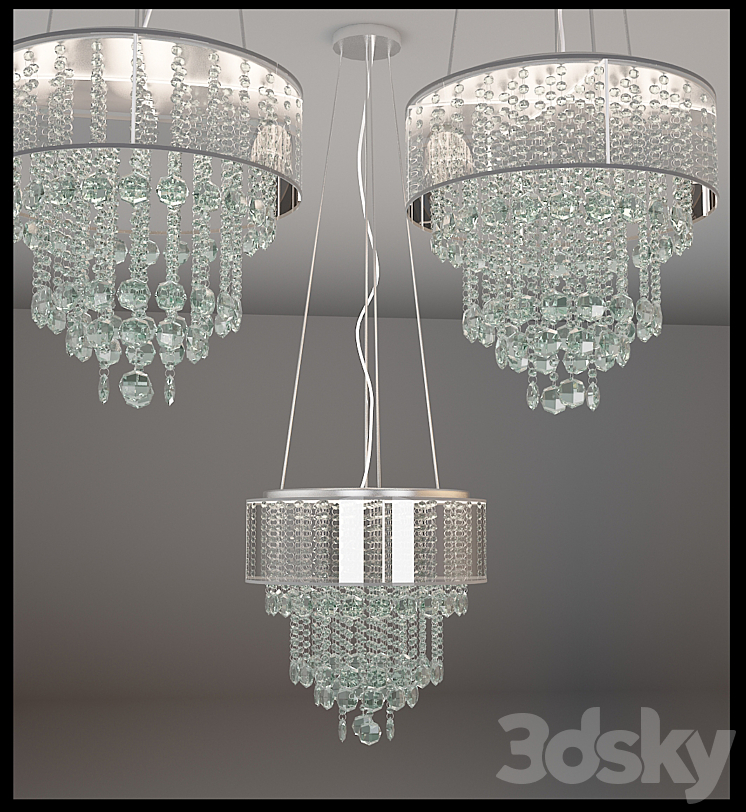 CHANDELIER-003 3DS Max - thumbnail 1