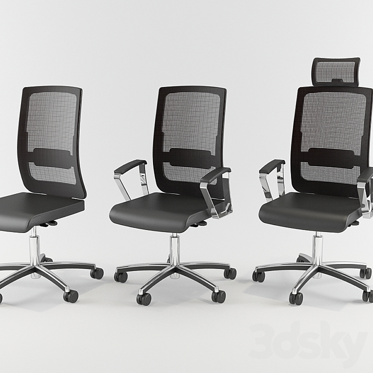 3DS MAX Office chair 3DS Max