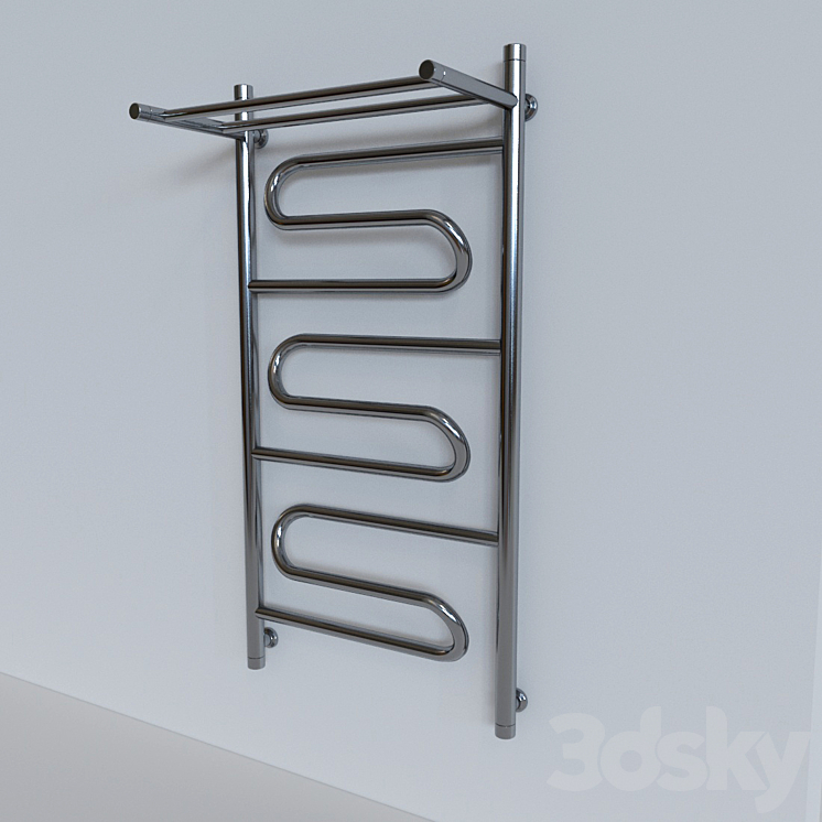 Heated towel rack Dvin FW11 3D Model