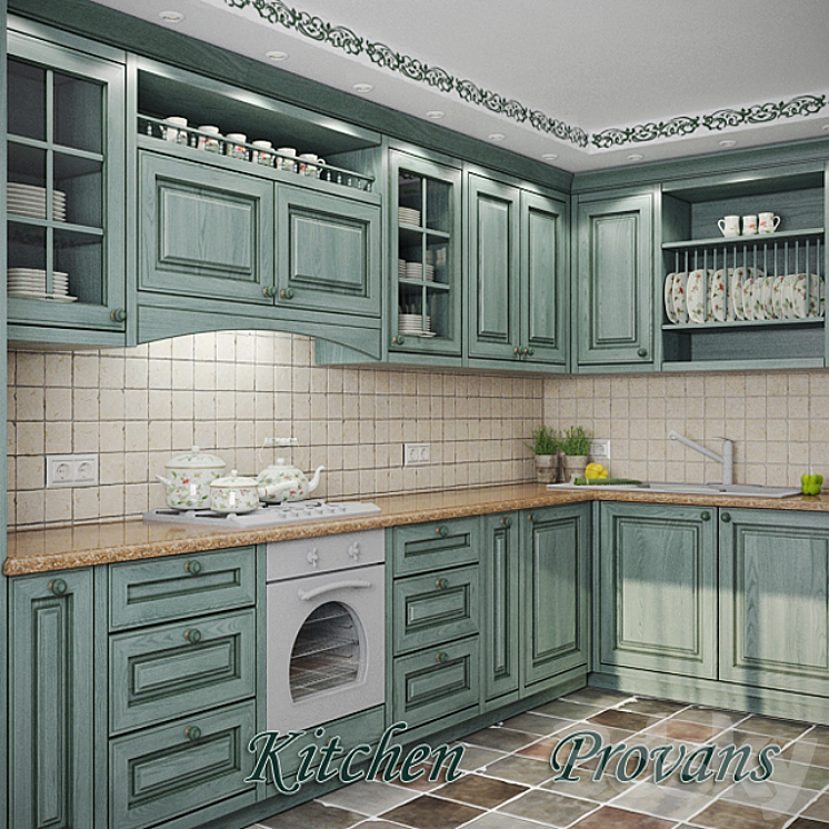 Kitchen "Provence" 3D Model