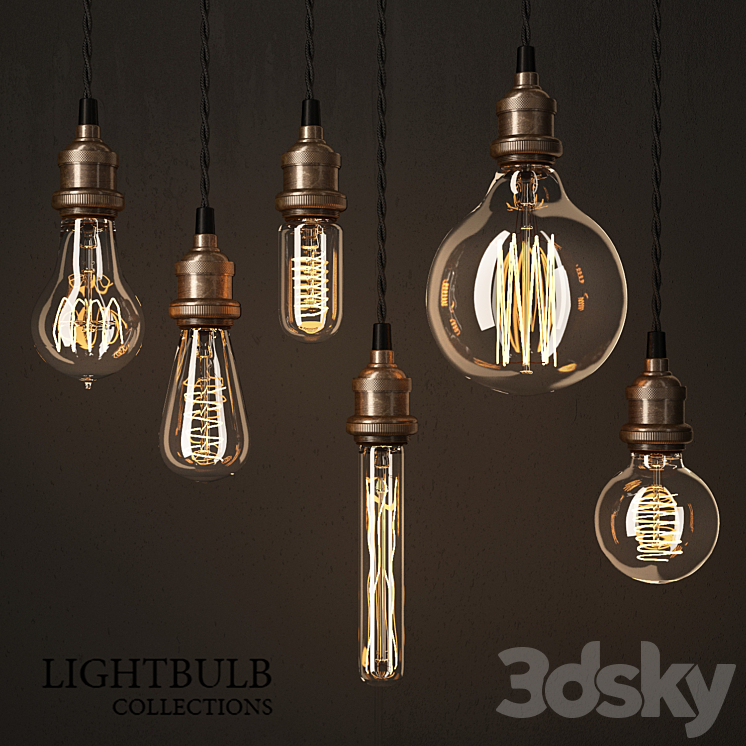 RH – LIGHTBULB COLLECTIONS 3DS Max - thumbnail 1